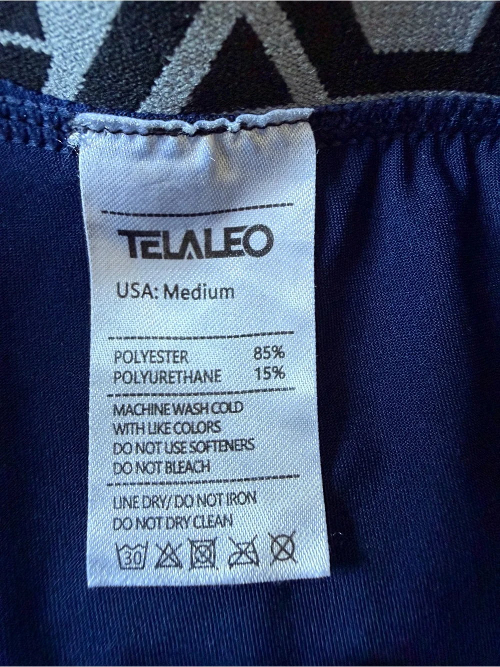 TELALEO Boys Youth Compression Pants base layer 2 pack Navy Blue and Gray size M